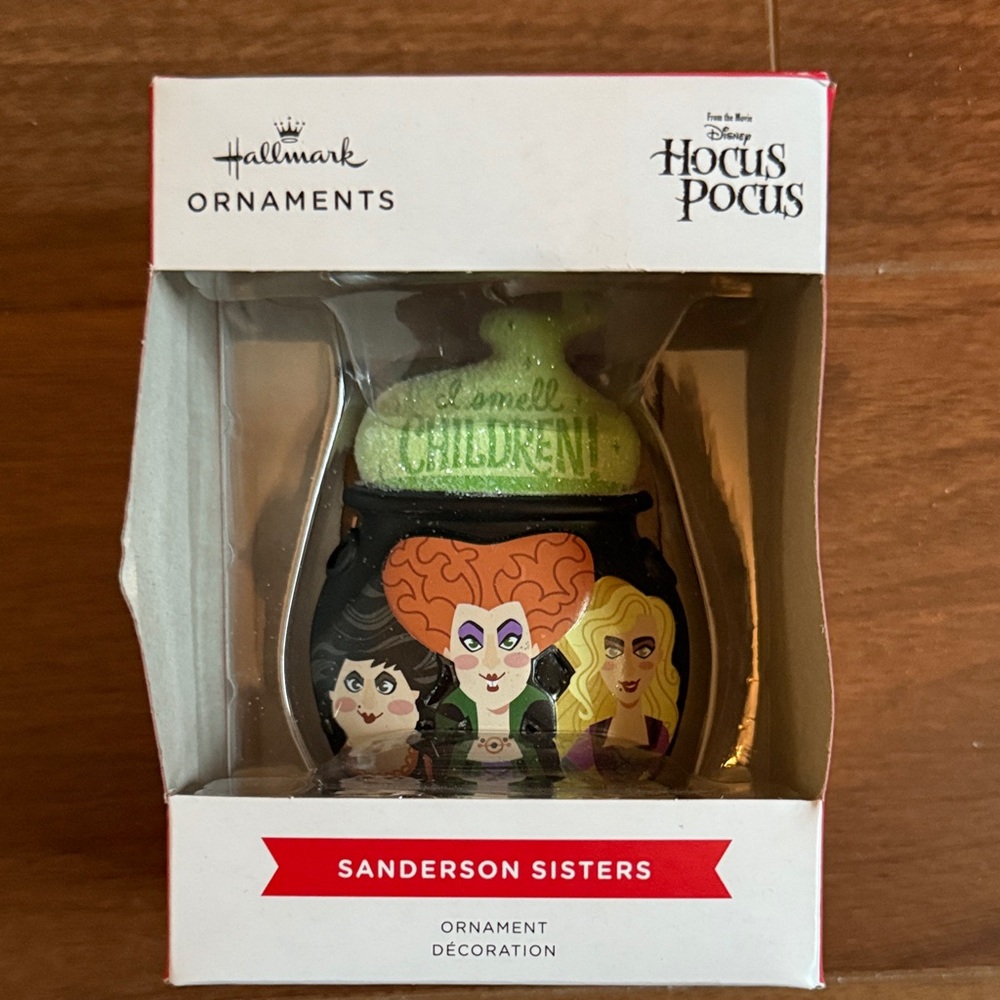 Hallmark Sanderson Sisters Ornament with Green and Orange